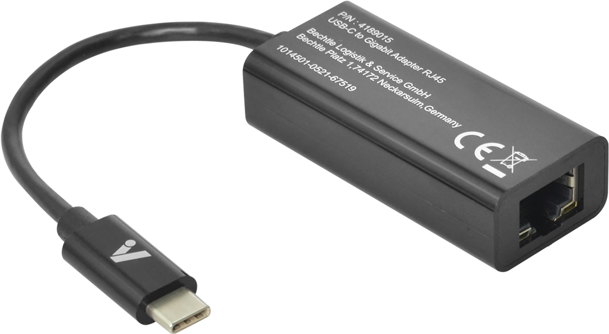 INF USB-C Auf RJ45 Netzwerkadapter – Gigabit Ethernet Adapter Für Laptops Ohne LAN-Anschluss, Plug & Play
