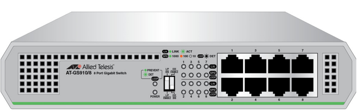 雑誌で紹介された Allied Telesis AT-GS910/8 (ROHS) - PC周辺機器