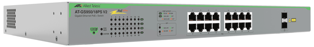 Buy Allied Telesis GS950/18PS V2 Switch (AT-GS950/18PS V2-50)