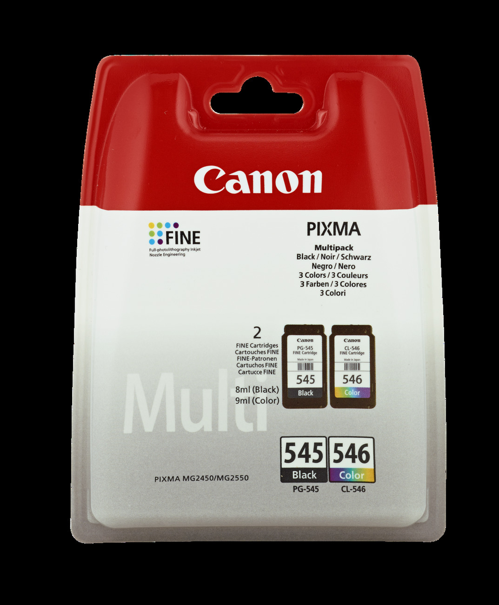 Canon PG-545/CL-546 Multi-pack (Black,Cyan,Magenta,Yellow)