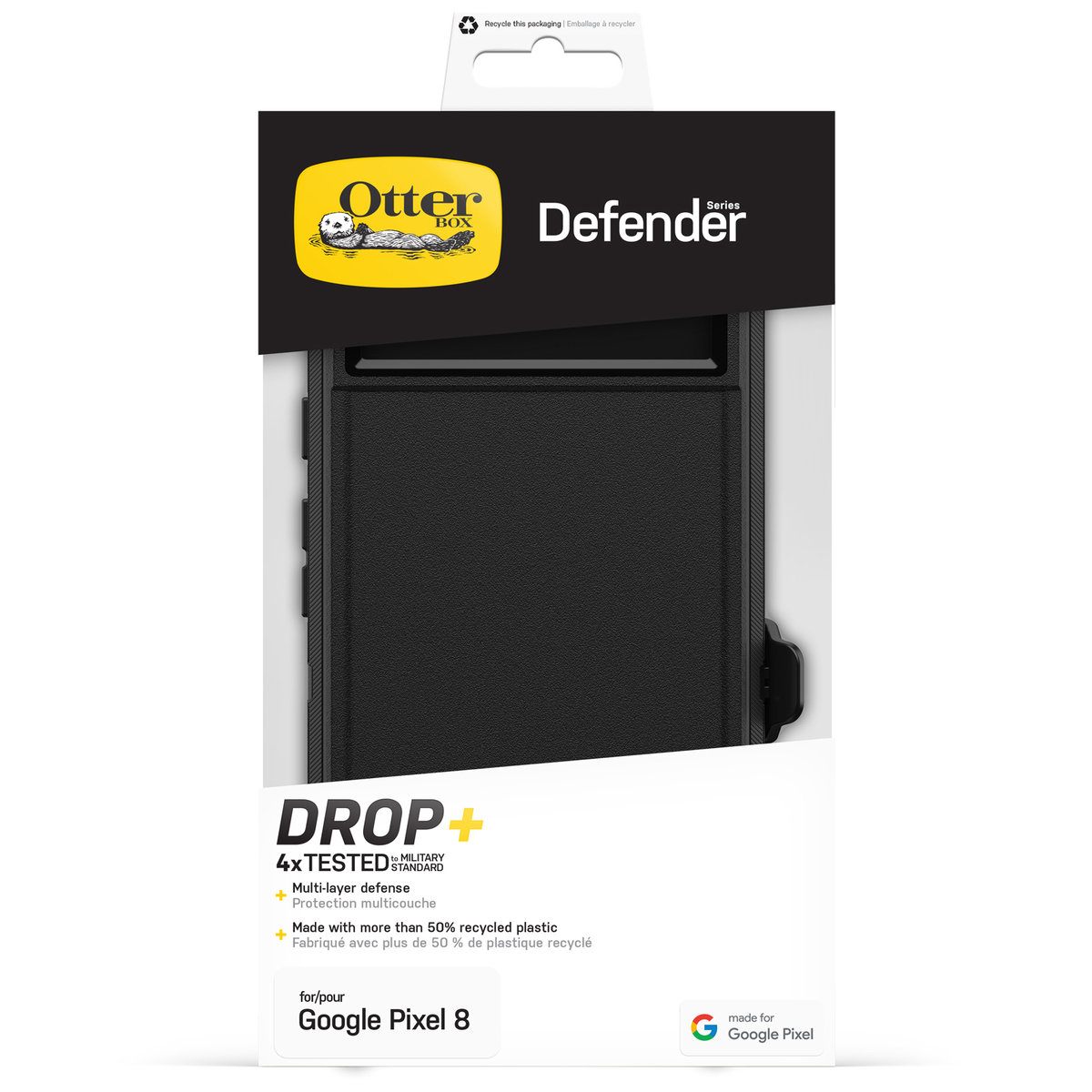 Funda OtterBox Defender Pro para el Google Pixel 8, protección