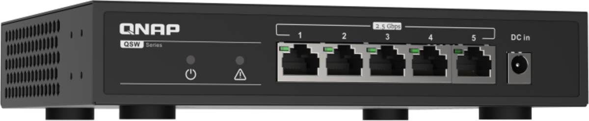 QSW-1105-5T, Instantly upgrade your network to 2.5GbE connectivity