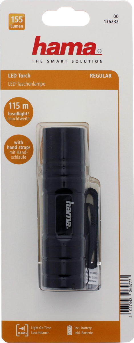 Hama Taschenlampe Regular R-103 schwarz (00136232) kaufen