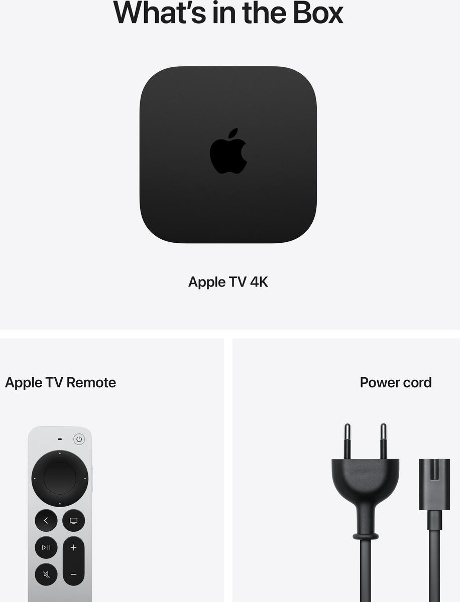 Buy Apple TV 4K + Ethernet 128GB (3rd Gen) (MN893HY/A)