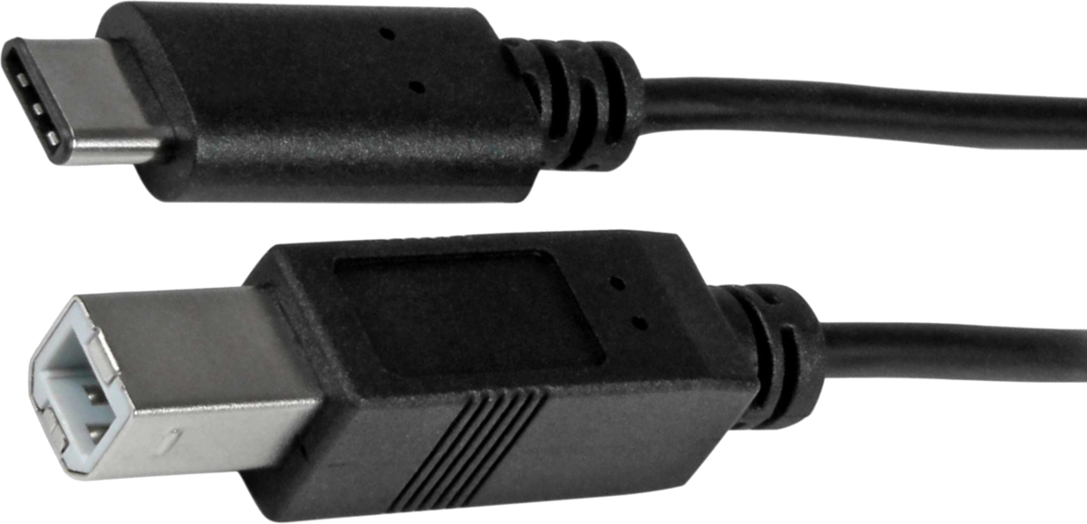 USB2CB2M, Câble USB Startech, USB B vers USB C, 2m, Noir