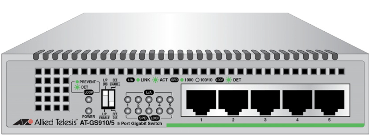 Allied Telesis AT-GS910/5 Switch (AT-GS910/5-50) kaufen