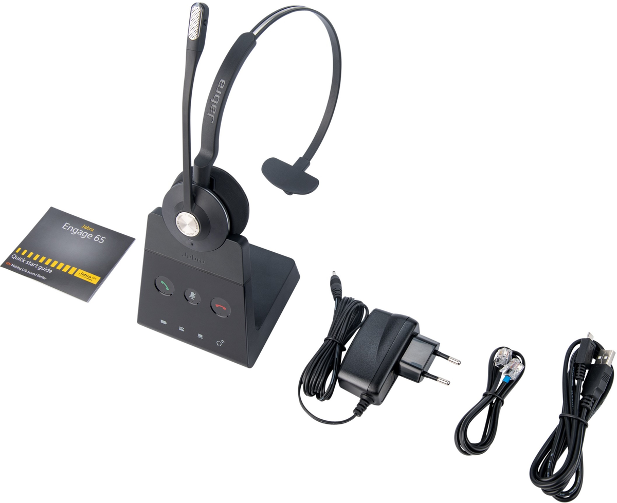 Jabra engage 65 mono wireless headset system new arrivals