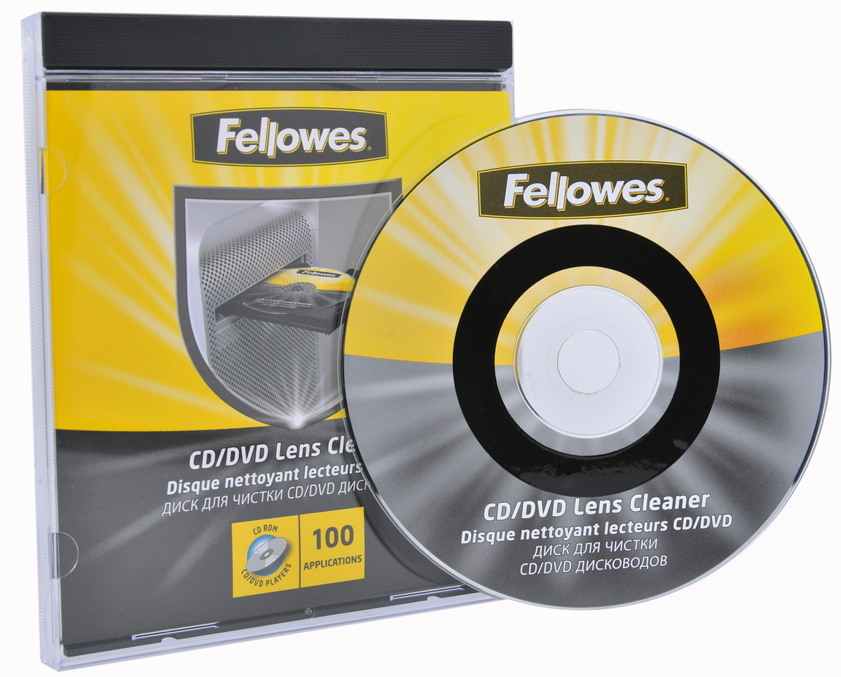 Fellowes - disque de nettoyage pour CD/DVD Pas Cher