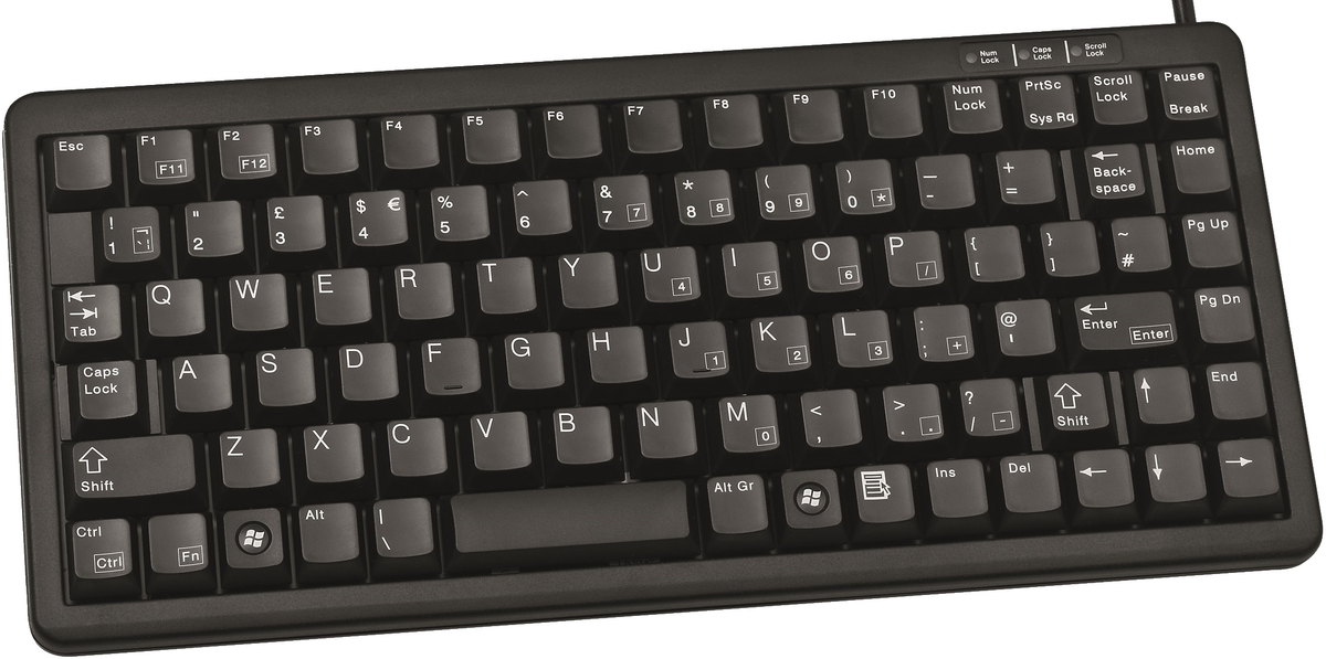 Buy CHERRY G84-4100 Compact Keyboard Black (G84-4100LCMBE-2)
