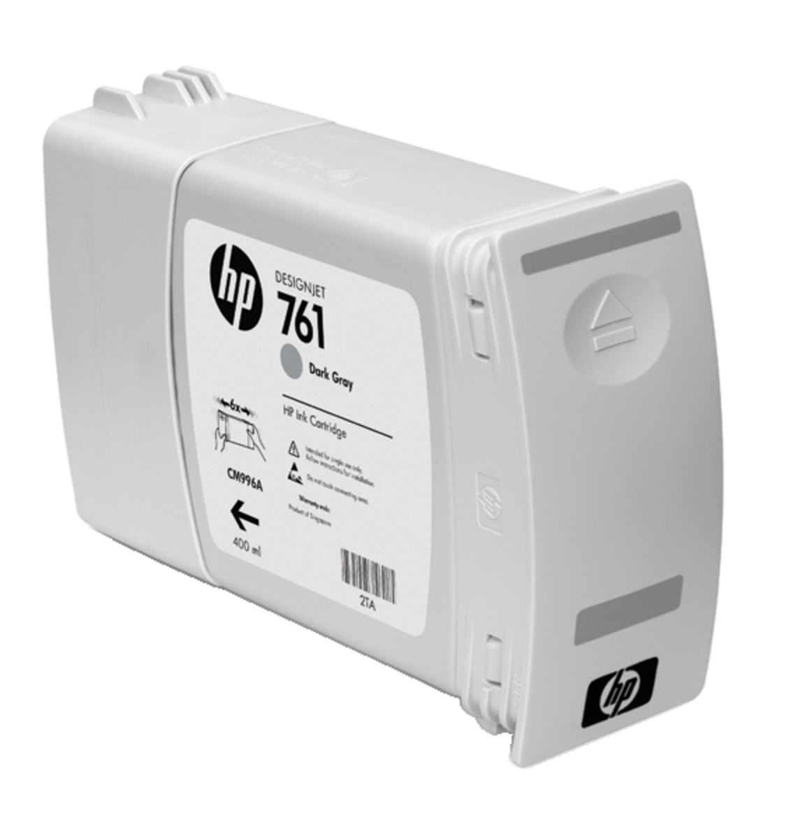 HP(Inc.) 761 インクカートリッジ 400ml ダークグレー CM996A-