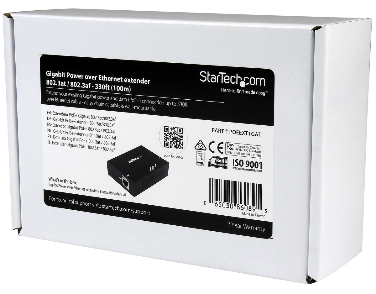 StarTech Gigabit PoE - Extender 100m (POEEXT1GAT) kaufen