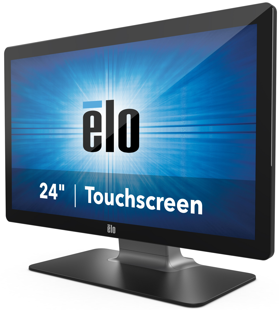 ELO 2470L 24 Zoll Touchscreen Monitor – Full HD, 10-Punkt Touch, DisplayPort/HDMI/VGA, 3x USB 2.0, Schwarz