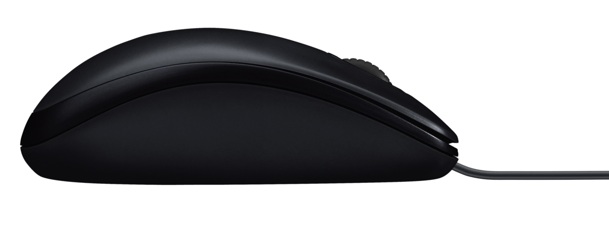 Logitech B100 – Mouse Ottico Cablato Business – Confezione Da 5 – Design Ambidestro, 800 DPI, Cavo USB 1,8 M – Per PC Windows