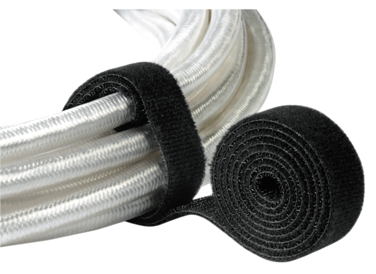 Buy Hook-and-Loop Cable Tie Roll 1m Black (00020543)