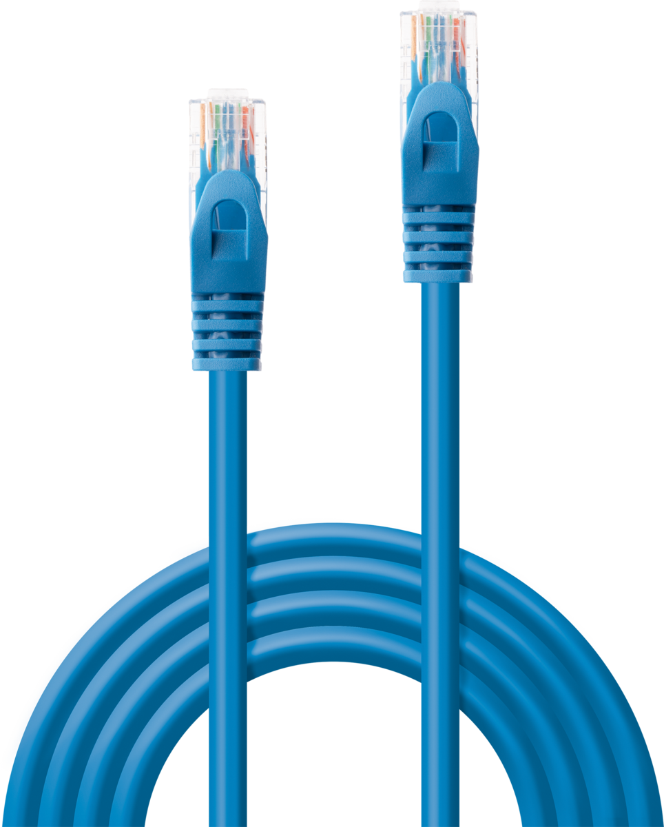 Patchkabel RJ45 U/UTP Cat6 10 m blau (48177) kaufen