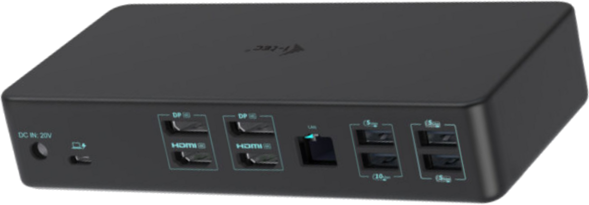 Dockstation i-Tec CATRIPLEDOCKPDPRO Zwart | Gespreid betalen | - gespreid betalen