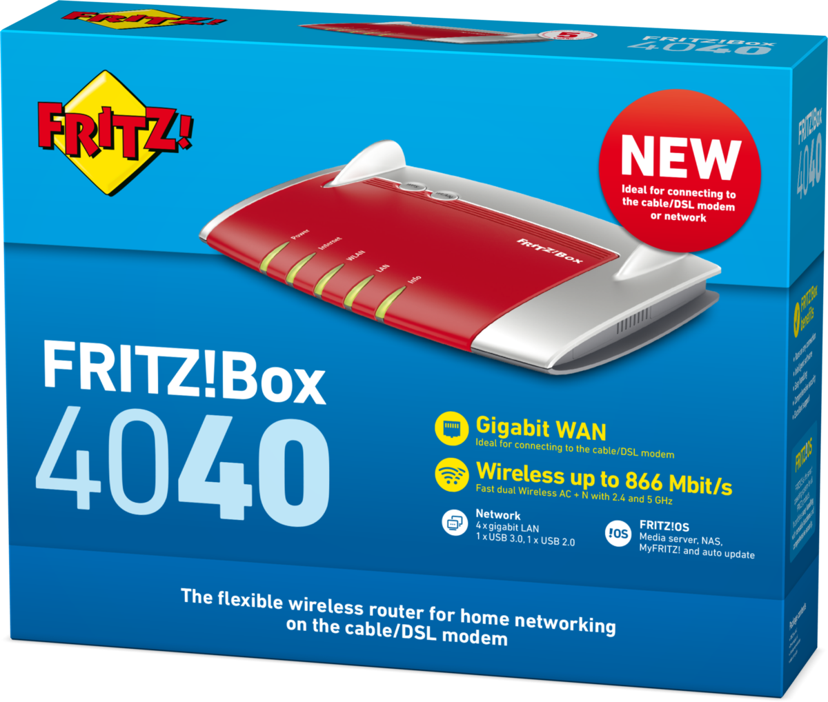 Buy AVM FRITZ!Box 4040 WLAN Router (20002763)