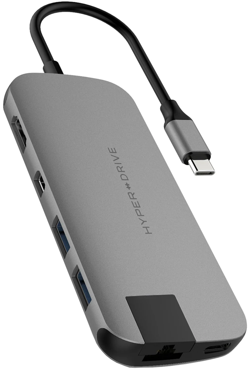 Buy HyperDrive 8-in-1 USB-C DockS (HD247B-GRAY)