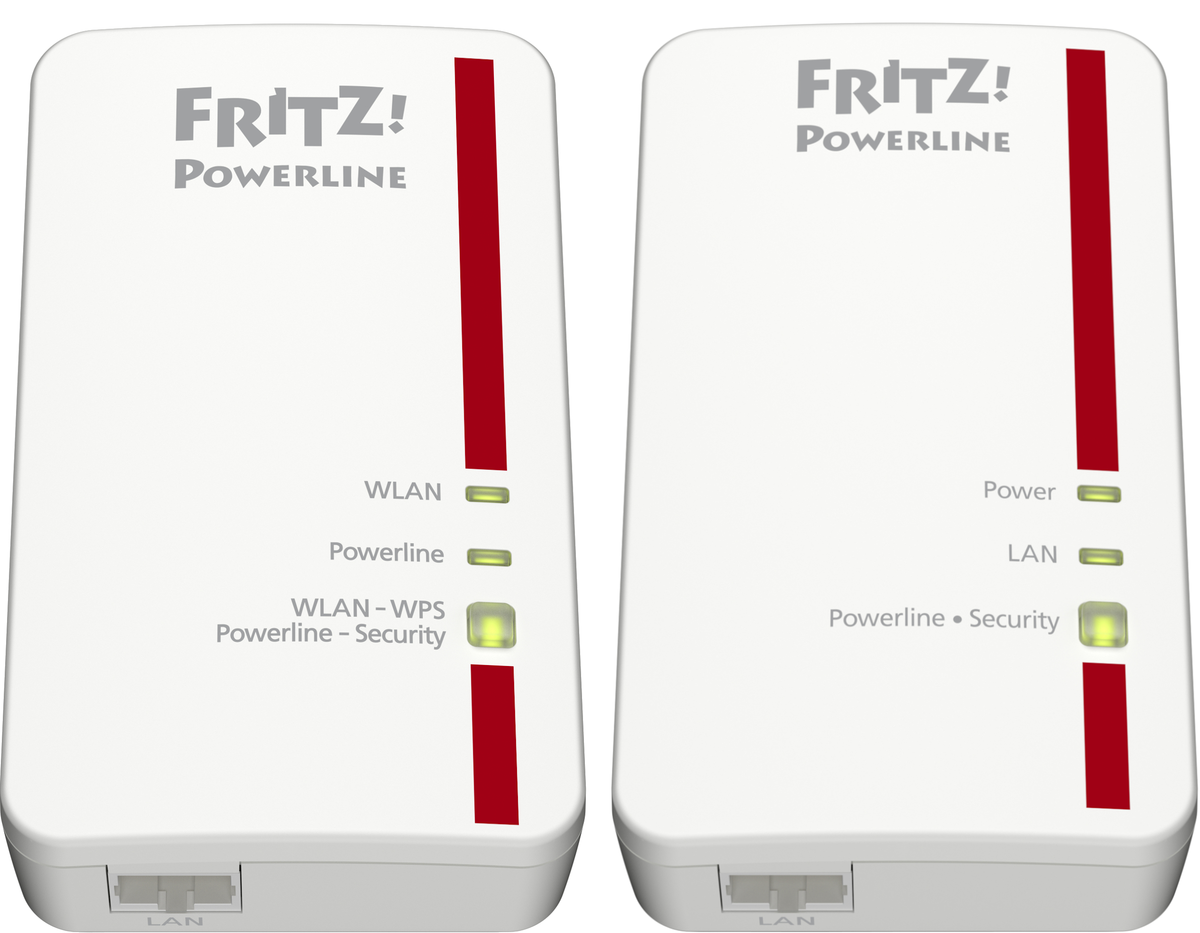 AVM FRITZ!Powerline 1240E/1000E WLAN Set: : Computer & Zubehör