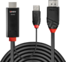 Miniatuurafbeelding van LINDY HDMI - DisplayPort Cable 3m