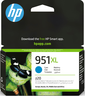 Vista previa de HP Cartucho de tinta 951XL cian