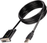 Imagem em miniatura de Adapt. DB9 f. (RS232)-USB tipo A m. 1,7m