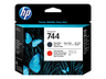 Thumbnail image of HP 744 Print Head Matte Black + Red