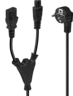 Thumbnail image of Power Cable 1x Power/m - 1xC13+1xC5/f 2m