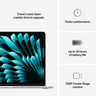 Widok produktu Apple MacBook Air 13 M4 16/512 GB sreb. w pomniejszeniu