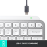 Logitech MX Keys Mini pale grey Tastatur Vorschau