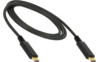 Miniatuurafbeelding van Cable USB 3.1 C/m-C/m 1m Black