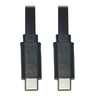 Thumbnail image of Tripp Lite USB-C Flat Cable 2.0 Black