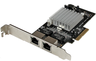 Imagem em miniatura de Placa de rede StarTech 2 portas GbE PCIe