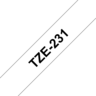 Thumbnail image of Brother TZe-231 12mmx8m Label Tape White