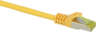 Aperçu de Câble patch RJ45 S/FTP Cat6a 0,25m jaune