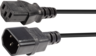 Miniatuurafbeelding van Power Cable C13/f - C14/m 1m Black