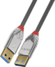 Miniatuurafbeelding van Cable USB 3.0 A/m-A/m 2m Anthracite