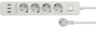 Miniatura obrázku Prepěťová ochrana 4x + 3xUSB 1,5m bílá