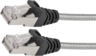 Patchkabel RJ45 U/FTP Cat6a 1 m silber Vorschau