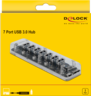Thumbnail image of Delock USB Hub 3.0 7-port Transparent