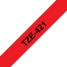 Anteprima di Nastro di scrittura TZe-421 9mmx8m rosso