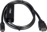 Anteprima di Cavo USB Type C Ma - HDMI Ma 1 m nero