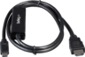 Miniatura obrázku Kabel USB typ C k. - HDMI k. 1m černý