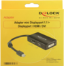 Delock Mini-DP - DP/DVI-D/HDMI Adapter Vorschau