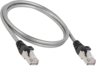 Patchkabel RJ45 U/FTP Cat6a 1 m silber Vorschau