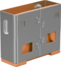 Miniatuurafbeelding van USB-A Port Blocker Orange 10pcs