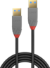 Miniatuurafbeelding van Cable USB 3.0 A/m-A/m 1m Black