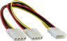 Thumbnail image of Power Adapter 4-pin/m - 2x 4-pin/f 0.11m