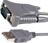 Miniatuurafbeelding van Adapter DB9+DB25/m - USB-A/m 0.9m