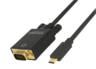 Aperçu de Câble USB-C m. - VGA m., 1 m, noir